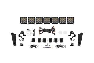Diode Dynamics Kuat DEK 47in Wide Upgrade Kit 7-Pod SS5 Sport - White Driving