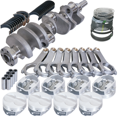Eagle Ford 289/302 3.250in Crank 5.400in H-Beam -11cc Flat Top 4.000in Pistons Rotating Assembly