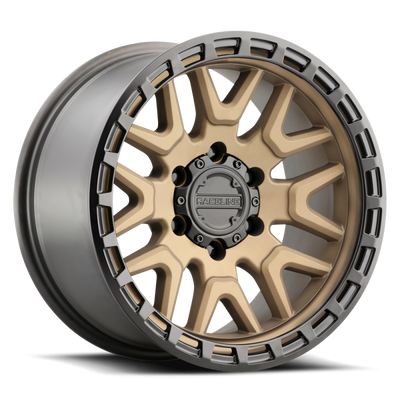 Raceline 953BZ Krank 17x8.5in / 5x150 BP / 0mm Offset / 110.3mm Bore - Bronze Wheel