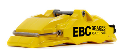 EBC Racing 17-22 Honda Civic Type-R (FK8) Yellow Apollo-6 Front Right Caliper
