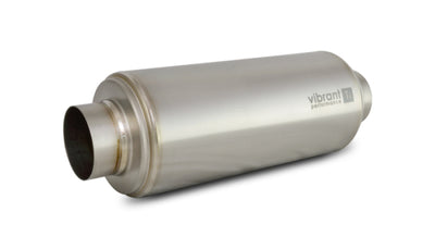 Vibrant Titanium Resonator 4in Inlet / 4in Outlet x 16in Long