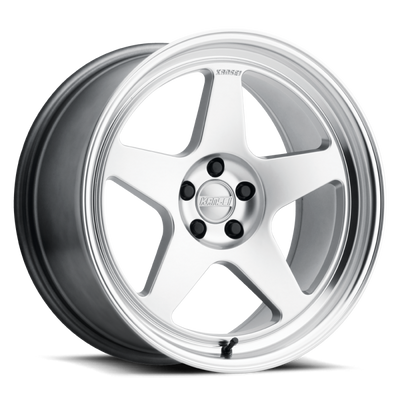 Kansei K12H Knp 17x9.5in / 5x114.3 BP / 12mm Offset / 73.1mm Bore - Hyper Silver Wheel