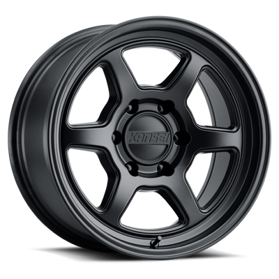 Kansei K14MB Roku 17x8.5in / 6x139.7 BP / 0mm Offset / 106.1mm Bore - Matte Black