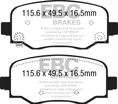 EBC S3 Brake Pad and Rotor Kit