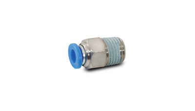 Vibrant Male Straight Fitting for 1/4in OD Tubing (3/8in NPT Thread)