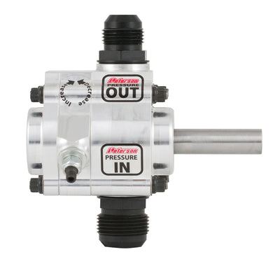 Peterson Fluid Systems R4 1-Stage Oil Pump - Left Side Mount - HV - Rear Drive w/ Vac