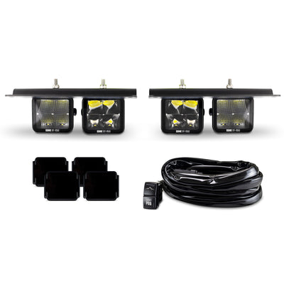 Borne Off-Road 2021+ Ford Bronco Direct Fit Pods - Modular Bumper - Kit of 4 - Fog