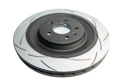 DBA 15-19 Porsche Macan Turbo (w/360mm Front Rotor) Turbocharged Rear Street Slotted Rotor