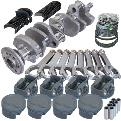 Eagle Chevy 350 3.750in Crank 6.000in H-Beam -16cc Inv Dome 4.030in Pistons Rotating Assembly