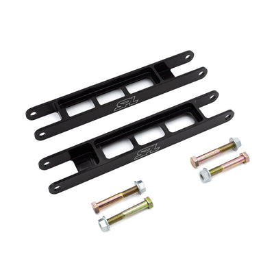 SPL Parts BMW E8X/E9X Rear Lower Trailing Arms - Anodized Black
