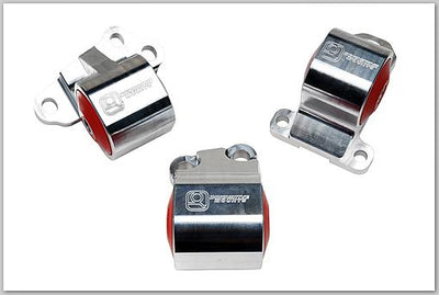 Innovative 92-95 Civic B/D Series Silver Aluminum Mounts 60A Bushings (2 Bolt)