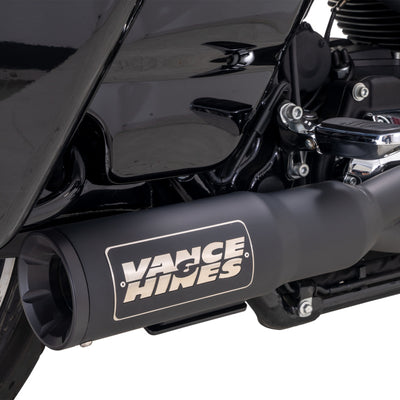 Vance & Hines HD Touring 17-22 HO 2-1 Black Full System Exhaust