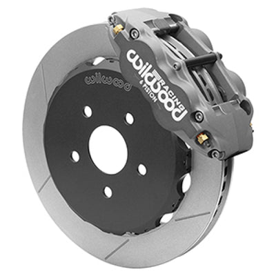 Wilwood 13-24 Honda Civic Superlite/ST 6 Piston Street Kit w/ 327mm x 28mm Slotted Rotor - Hard Ano
