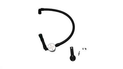 J&L 16-25 Dodge Durango / Jeep Grand Cherokee 3.6L Oil Separator 3.0 Passenger Side - Clear Anod