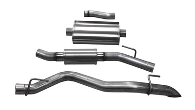 Corsa 2020-2025 Jeep Gladiator JT 3.0in Cat-Back Touring Single Side Exit w/ Turn Down Tip