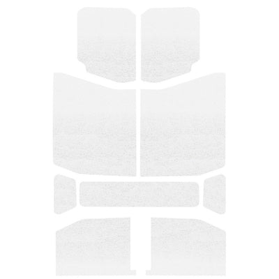 DEI 18-23 Jeep Wrangler JL 4-Door Boom Mat Headliner - 9 Piece - White