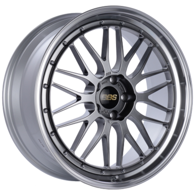 BBS LM 20x9 5x114.3 ET28 Diamond Black / Diamond Cut Lip Wheel PFS/Clip Required