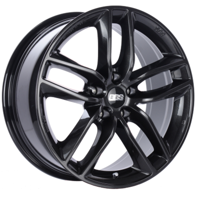 BBS SX 20x9 5x112 ET33 Crystal Black Wheel 66.5 CB