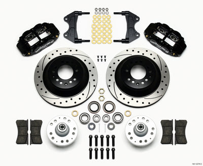 Wilwood Narrow Superlite 6R Front Hub & 1PC Rtr Kit 12.88in Drilled WWE ProSpindle