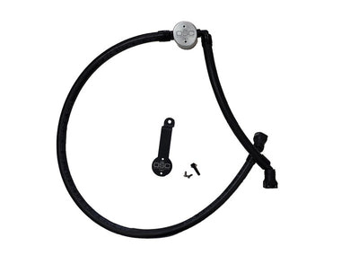 J&L 18-25 Jeep Wrangler JL 3.6L Driver Side Oil Separator 3.0 - Clear Anodized