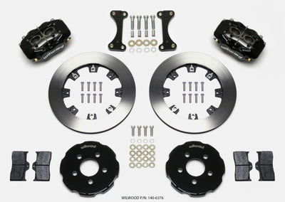 Wilwood Forged Dynalite Front Hat Kit 12.19in 00-04 PT Cruiser/03-04 SRT/4