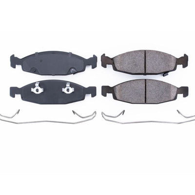 Power Stop 99-03 Jeep Grand Cherokee Front Z17 Evolution Ceramic Brake Pads w/Hardware