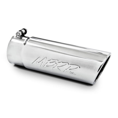 MBRP Universal Tip 4in O.D. Angled Rolled End 3.5in inlet 10 length