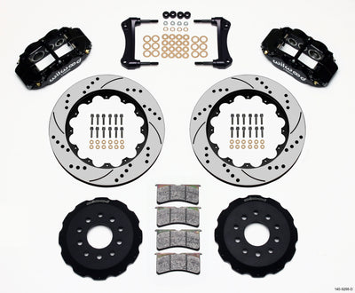 Wilwood Narrow Superlite 6R Front Hat Kit 14.00in Drilled 88-93 Corvette C4