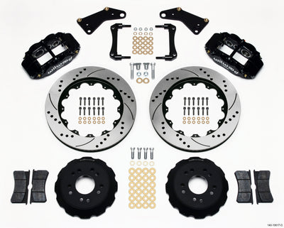 Wilwood Narrow Superlite 6R Front Hat Kit 14.00in Drilled 65-82 Corvette C2/C3