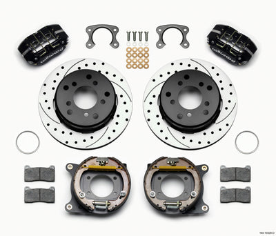 Wilwood Dynapro Lug Mount P/S Park Brake Kit Drilled Small Ford 2.36in Off Bronco 5 x 5.50
