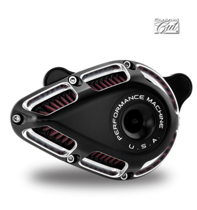 Performance Machine 91-Up XL Jet Air Cleaner - Contrast Cut