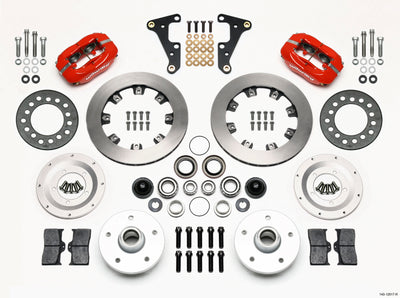 Wilwood Forged Dynalite Front Kit 11.75in Red 40-52 Oldsmobile