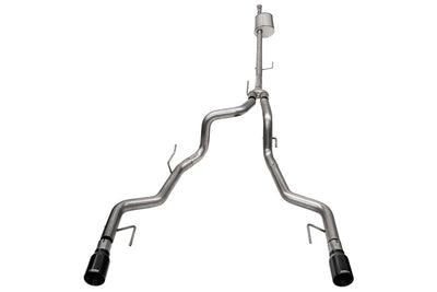 Corsa 2022-2025 Ford F-150 SuperCrew/5.5ft Bed 5.0L V8 Sport Cat-Back Dual Rear Exit-Black PVD