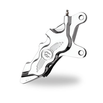 Performance Machine Front 6 Piston Diff Bore Caliper - Chrome