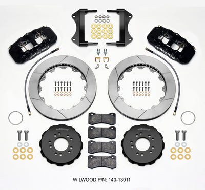 Wilwood AERO6 Front Hat Kit 15.00 2014-up Corvette C7 w/Lines