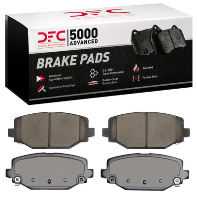 DFC 12-20 Chrysler Town & Country Rear 5000 Advanced Ceramic Brake Pads