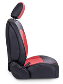 PRP Jeep Wrangler JL Front Seat Covers - 2 door- with Pocket Back (Pair) - Black/Green