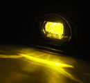 AlphaRex 02-08 Dodge Ram 1500/03-09 Ram 2500/3500 DoubleTap Dual Color LED Proj Fog Lights - Wt/Ambr