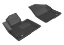 3D MAXpider 2013-2018 Hyundai Santa Fe Sport Kagu 1st & 2nd Row Floormats - Black
