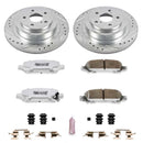 Power Stop 05-09 Subaru Legacy Front & Rear Z26 Street Warrior Brake Kit