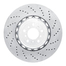 DFC 12-19 BMW M6 Gran Coupe Left Front Drilled Hi-Carbon Alloy Geomet Coated Rotor