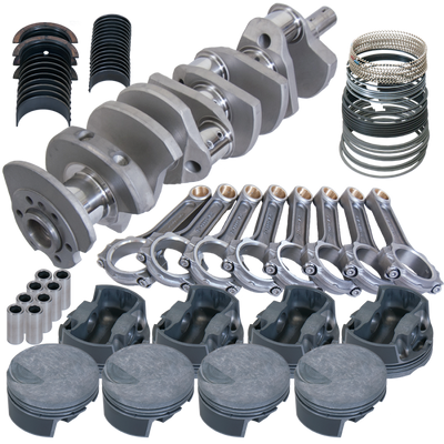 Eagle Chevy 454 4.250in Crank 6.385in I-Beam Rods -3cc Flat Top 4.280in Pistons Rotating Assembly