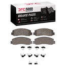 DFC 10-11 Ford F-350 Super Duty Front & Rear Geospec Rotors with 5000 Advanced Brake Pads w/Hardware