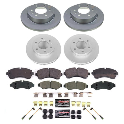 Power Stop 20-23 Ford Explorer Front and Rear Z17 Coated Brake Kit