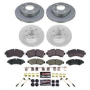 Power Stop 20-23 Ford Explorer Front and Rear Z17 Coated Brake Kit