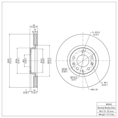 DFC 06-07 Mazda 6 Front & Rear Rotors