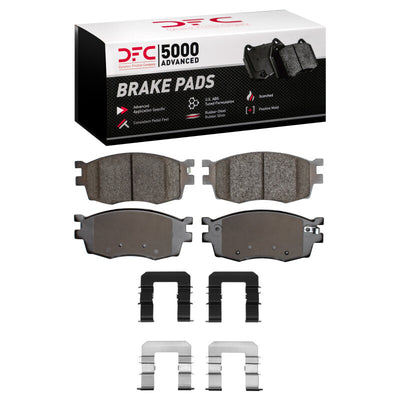 DFC 06-12 Dodge Attitude Front & Rear Geospec Rotors with 5000 Advanced Pads w/Drums/Shoes/Hardware