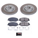 Power Stop 13-16 Hyundai Santa Fe Front and Rear Semi-Coated Rotor Kit