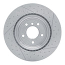 DFC 13-13 BMW 135IS Rear Brake Rotor - Dimpled and Slotted