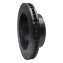 R1 05-12 Ford F-250 4WD (Super Duty) Front Left Drilled & Slotted Black Brake Rotor